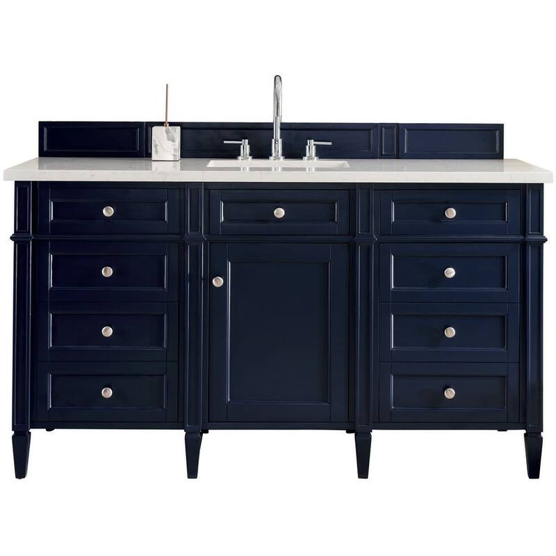 James Martin Vanities 650-V60S-FEJP Brittany 60" Free Standing Single - Victory Blue