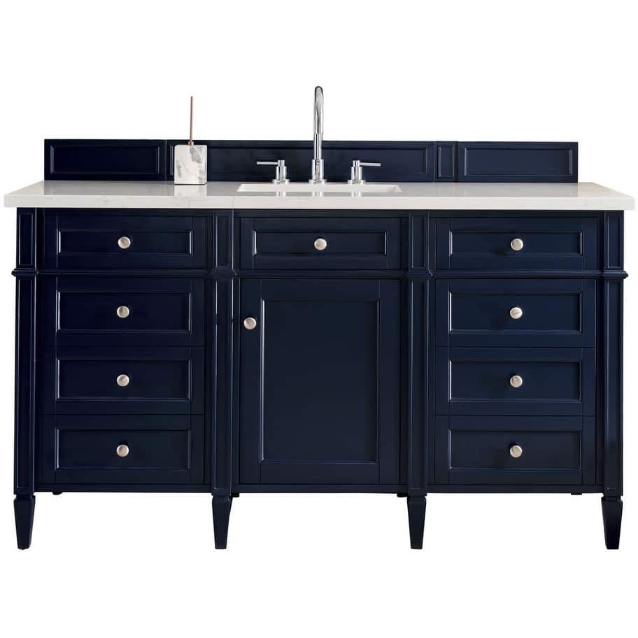 James Martin Vanities 650-V60S-FEJP Brittany 60" Free Standing Single