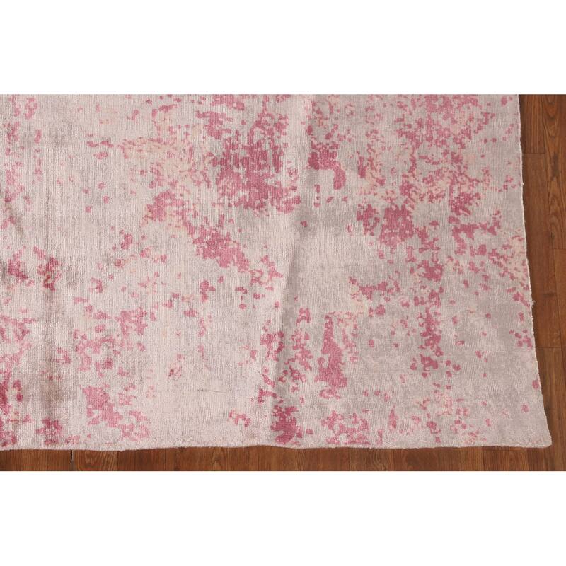 All-Over Abstract Modern Area Rug Handmade Wool Carpet - 6'6"x 9'9"