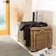 preview thumbnail 1 of 12, happimess Jacob 30" Wicker Storage Trunk, Natural Natural