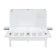 preview thumbnail 5 of 13, Murphy Bed Cabinet Bed with 2 Removable Shelves and USB Port-Queen, White