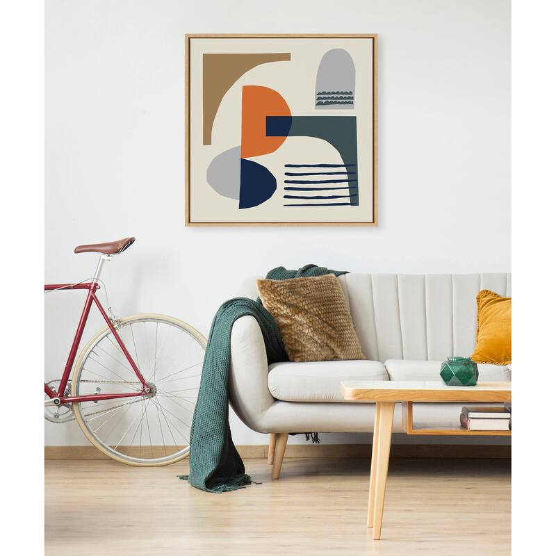 Kate and Laurel Sylvie Abstract Canvas by Rachel Lee of My Dream Wall