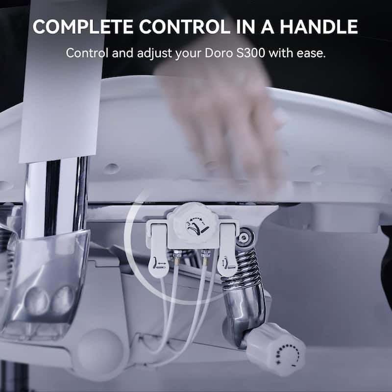 SIHOO Doro S300-White Ergonomic Office Chair- Lumbar Two-piece Dynamic Support