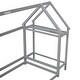 preview thumbnail 7 of 28, Wooden Twin House Bed with Integrated Shelves and Hanger for Kids Room