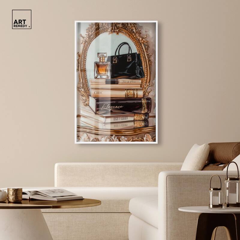 Elegant Glam by the Mirror Shadowbox by Art Remedy