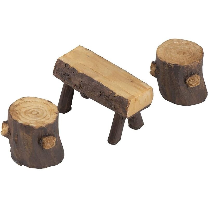 7 Piece Miniature Tree House And Fairy Figurines Garden Accessories Decorations Overstock 31042155