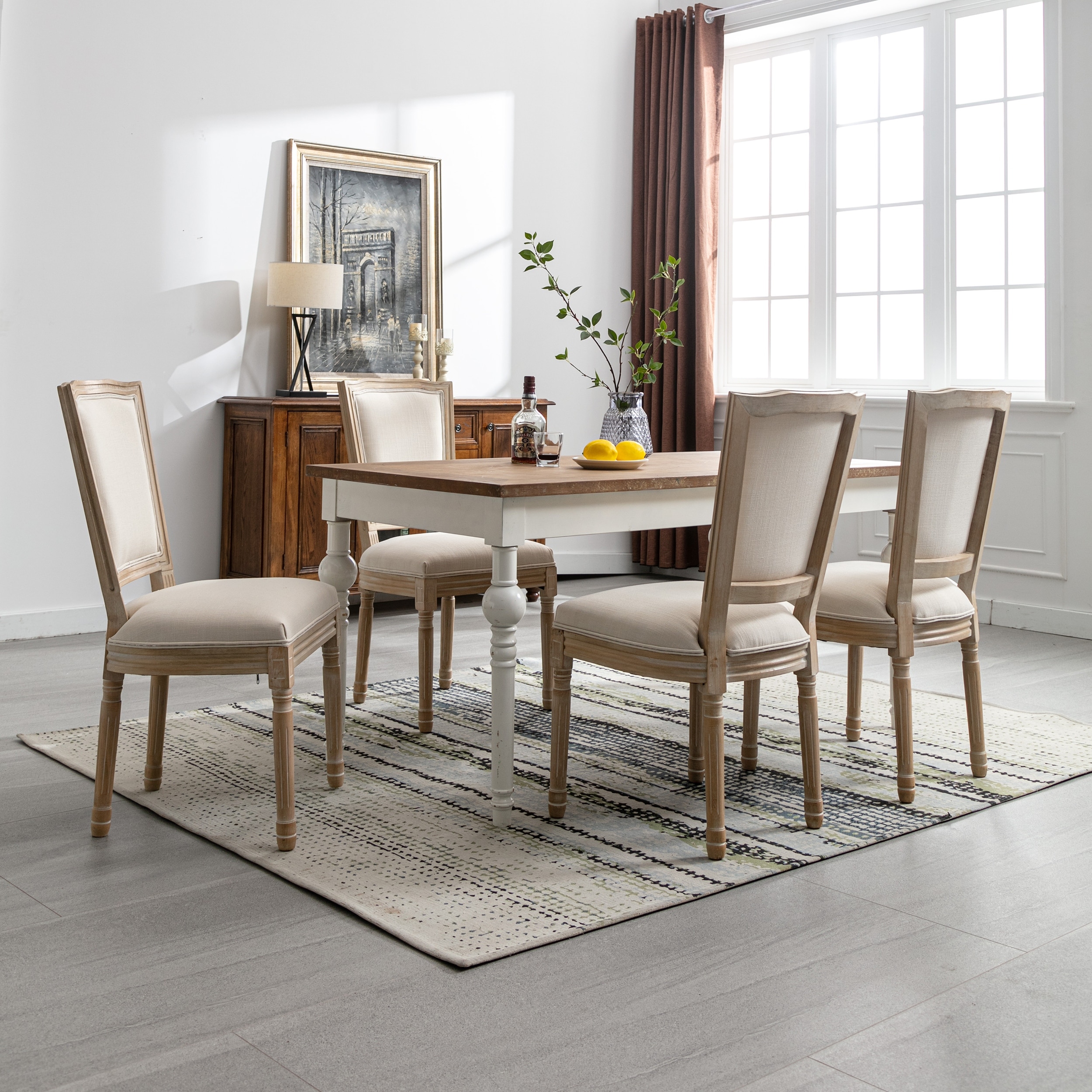 Farm style kitchen chairs outlet