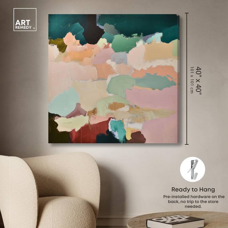 Brushed Beauty III Canvas by Art Remedy, Gallery Wrapped