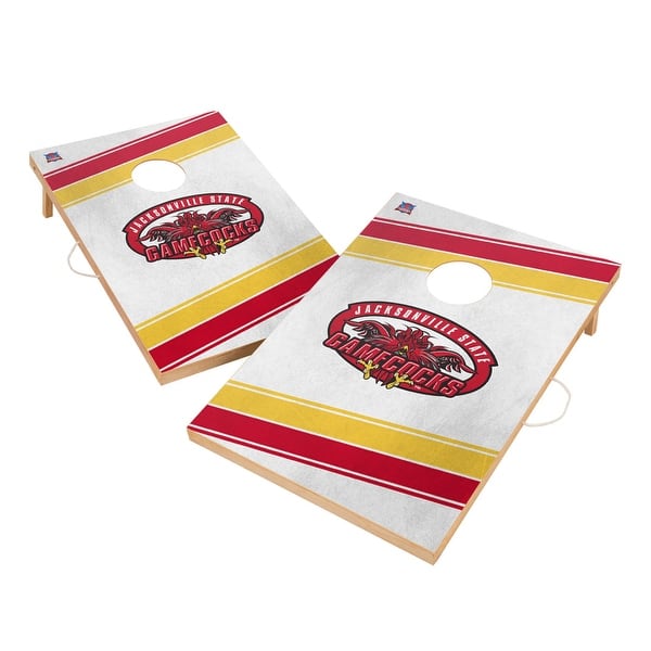 slide 2 of 5, Jacksonville State University JSU Gamecocks Regulation 2x4 Cornhole Set