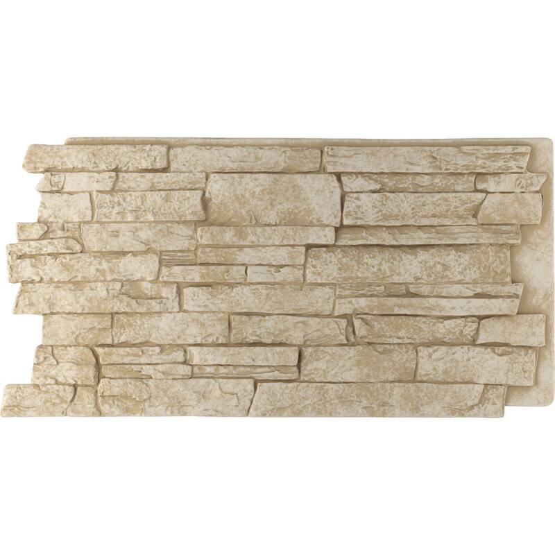 Acadia Ledge Stacked Stone, EverStone Faux Stone Siding Panel