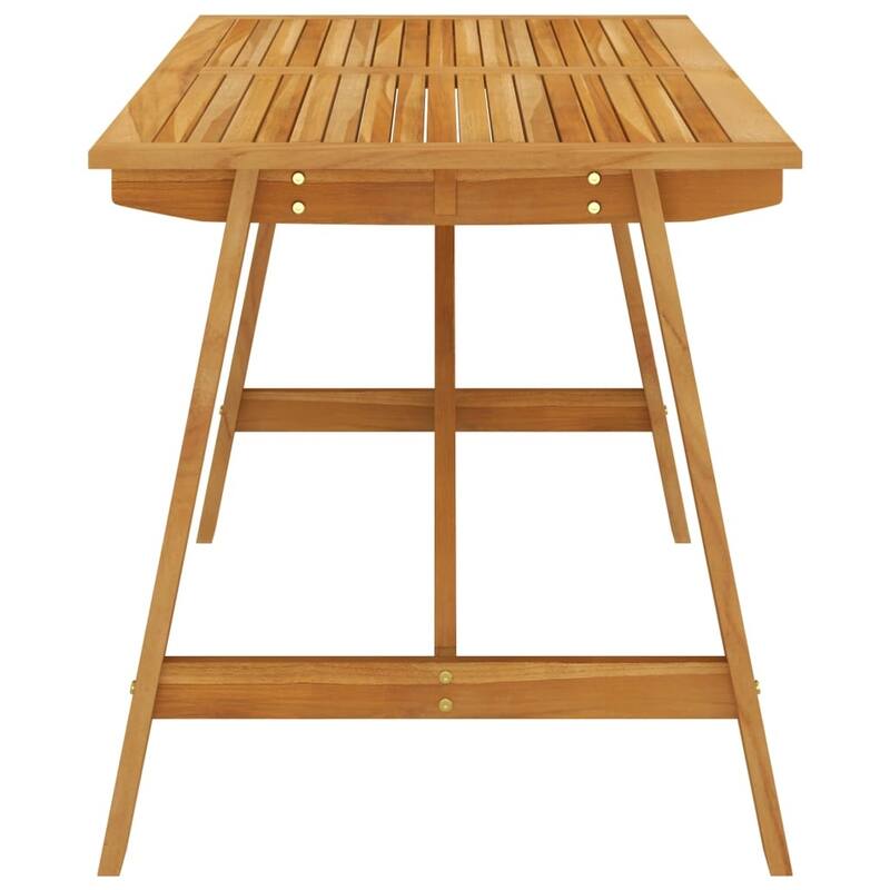 vidaXL Patio Dining Set Outdoor Seating and Cushions Bistro Table 5 Piece - 27.6 x 55.1 x 28.9 in