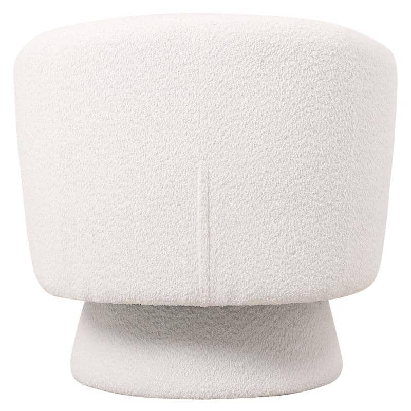 Raze 31" Swivel Accent Armchair Upholstered in Boucle/Velvet/Linen Fabric with Plush Cushioning and Solid Wood Support