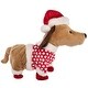 preview thumbnail 1 of 2, Tadpoles Animated Christmas Plush Dog, Toy Dogs That Walk and Bark - Multi