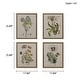 preview thumbnail 18 of 16, Madison Park Herbal Botany 4-piece Botanical Illustration Framed Canvas Wall Art Set