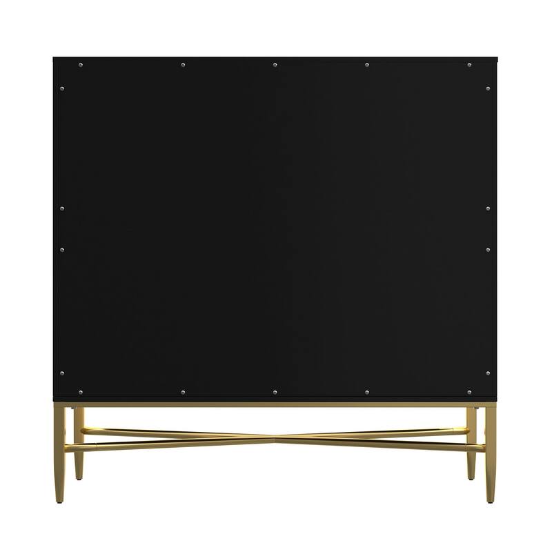 2 Door White Locker Accent Cabinet