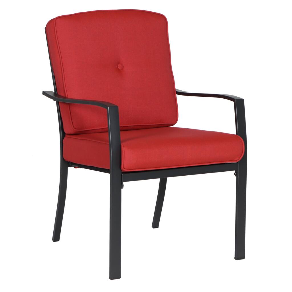 5 Piece Patio Dining Set - Red