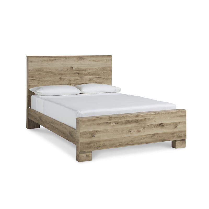 Signature Design by Ashley Hyanna Tan Brown Panel Bed