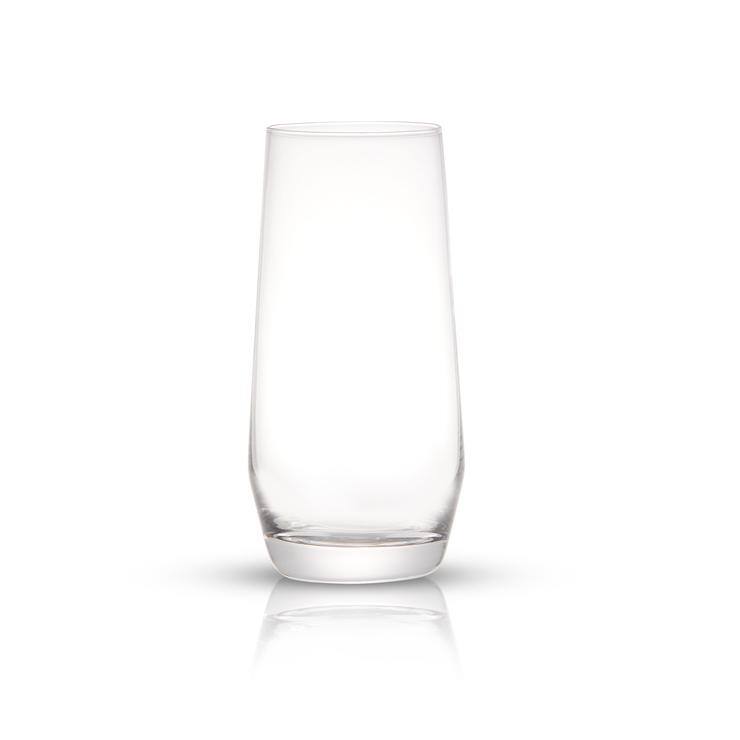 JoyJolt Gwen 18 oz Highball Glasses Set of 4 Drinking Glasses