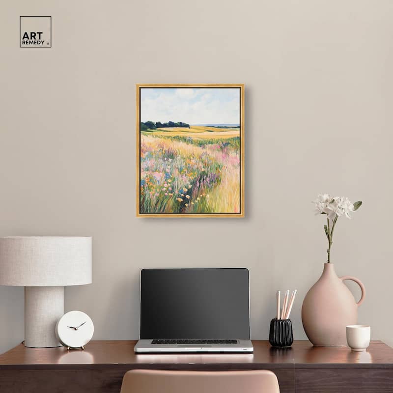 Open Field II Canvas by Art Remedy