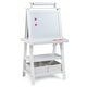 preview thumbnail 3 of 25, 3-in-1 Double-Sided Art Easel with Storage White