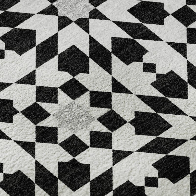 Premium Washable Super Soft Modern Mosaic Mayfield Rug