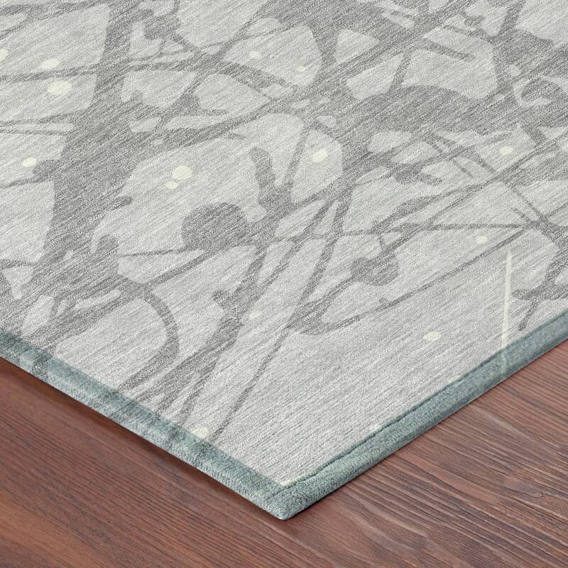 Machine Washable Indoor/ Outdoor Modern Campo Chantille Rug