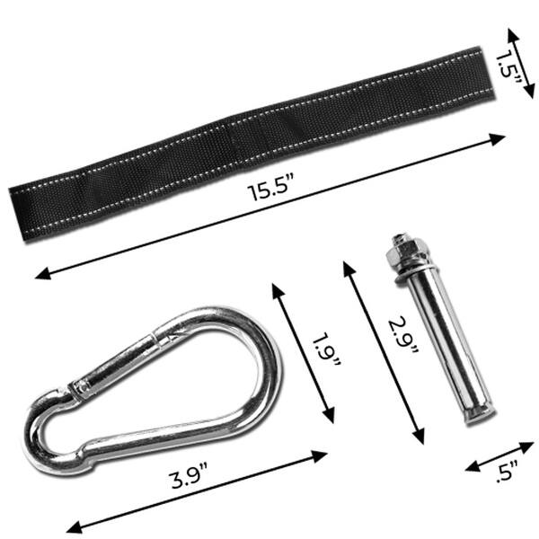 Mounting Kit For Battle Rope Suspension Straps - Bed Bath & Beyond ...