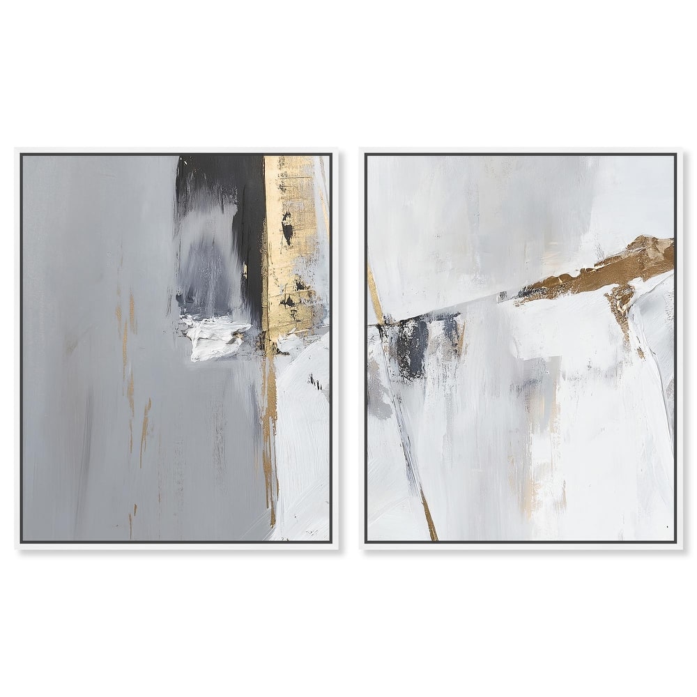 Cracks of Creation I Canvas Set of 2 by Art Remedy