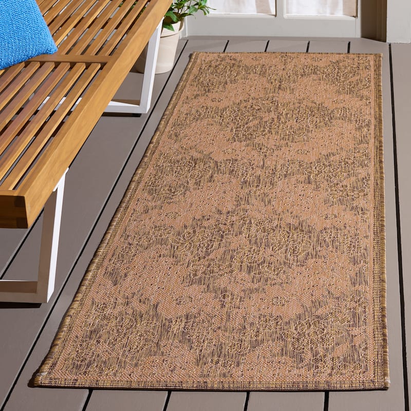 SAFAVIEH Courtyard Luule Indoor/ Outdoor Waterproof Patio Backyard Rug
