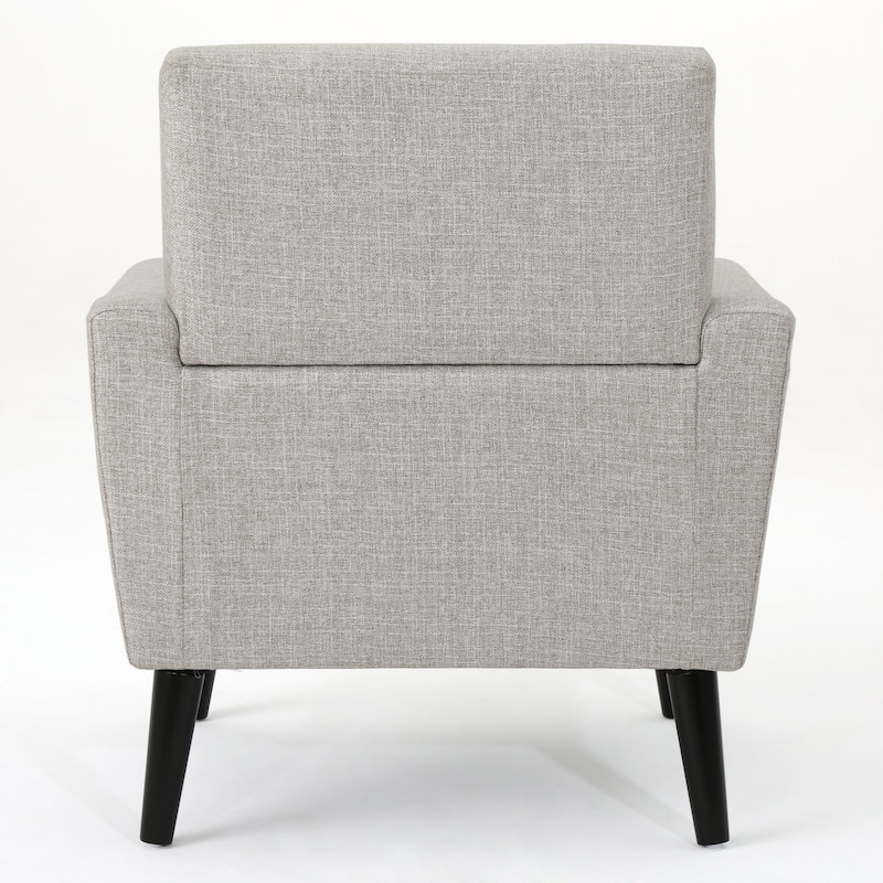 Beige 31.1" Button Tufted Club Chair