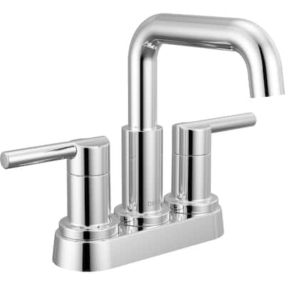 Delta 25849LF Nicoli 1.2 GPM Centerset Bathroom Faucet with Push