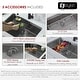 preview thumbnail 5 of 55, STYLISH Stainless Steel Workstation Completo Series Kitchen Sink with Accessories Included - Brushed Stainless Steel