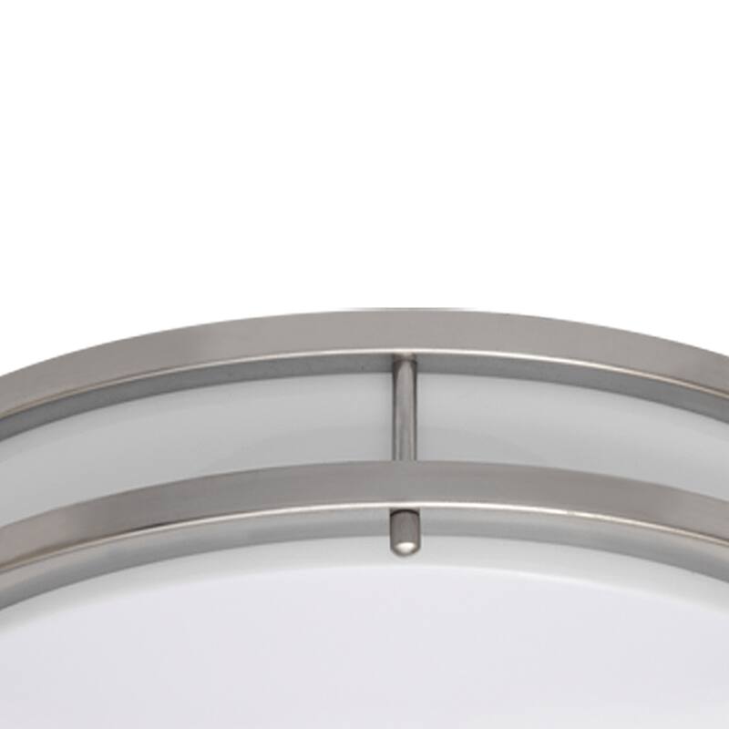Amax Lighting 35W LED flush mount fixture in Brush Nickel Finish
