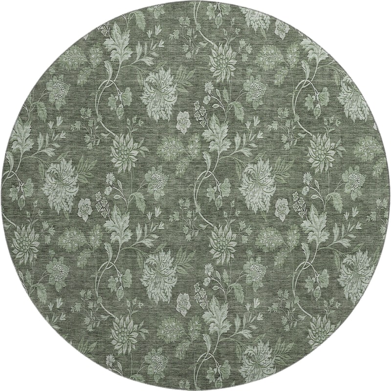 Premium Washable Super Soft Floral Borderless Mayfield Rug
