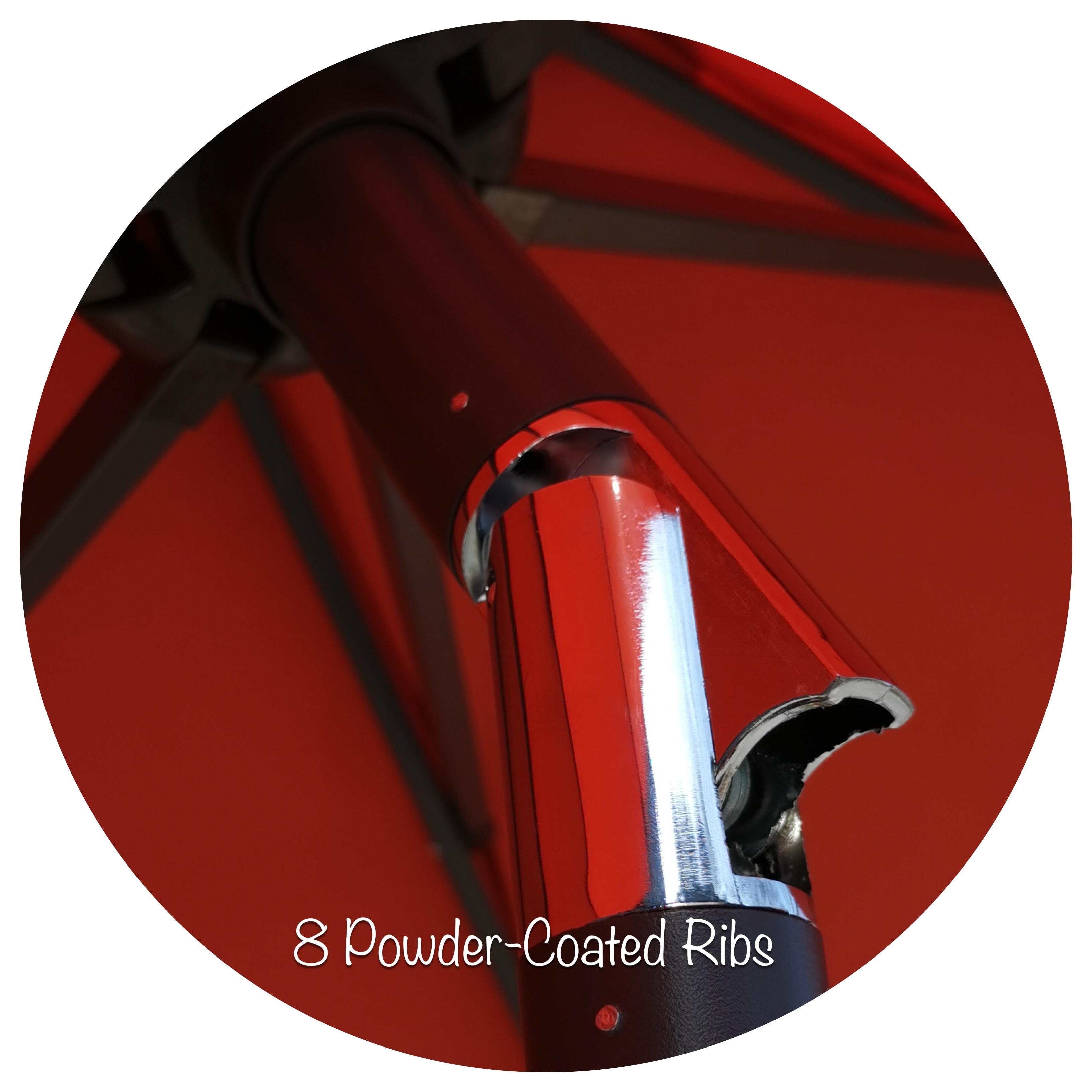 9ft Windvent Market Umbrella with Auto Tilt and No Base Included-image