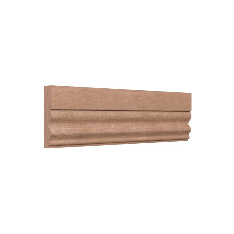 VICC 11/16-in D x 3-1/2-in W x 96-in L Americraft Solid Hardwood Stain Grade Victorian Casing Moulding