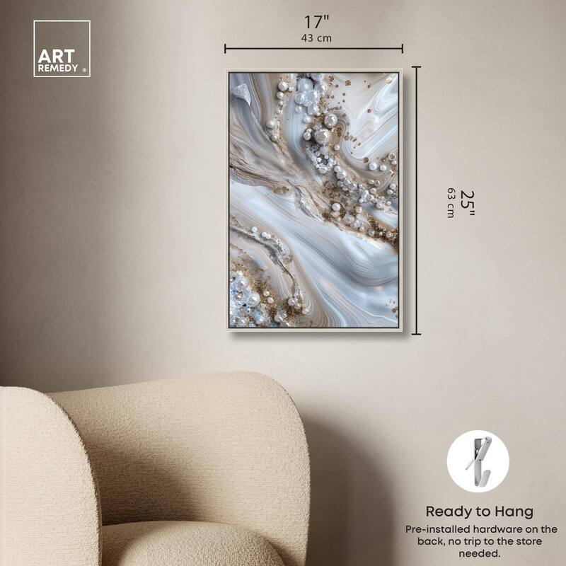 Effervescent Earth Canvas by Art Remedy