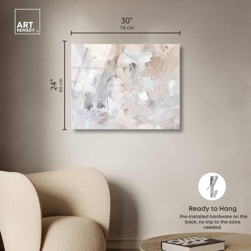 Soft Colors Fade II Acrylic by Art Remedy, Ready to Hang