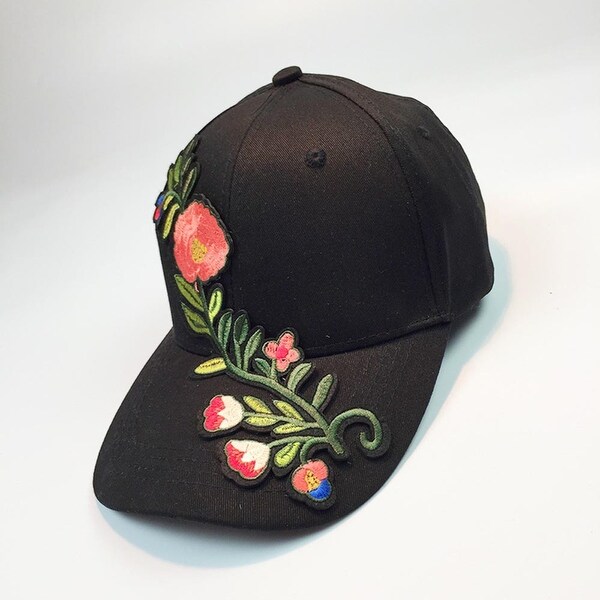 mens floral baseball hat