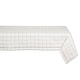 preview thumbnail 17 of 15, DII Kitchen Windowpane Tablecloth 60 x 104 in. - Windowpane White