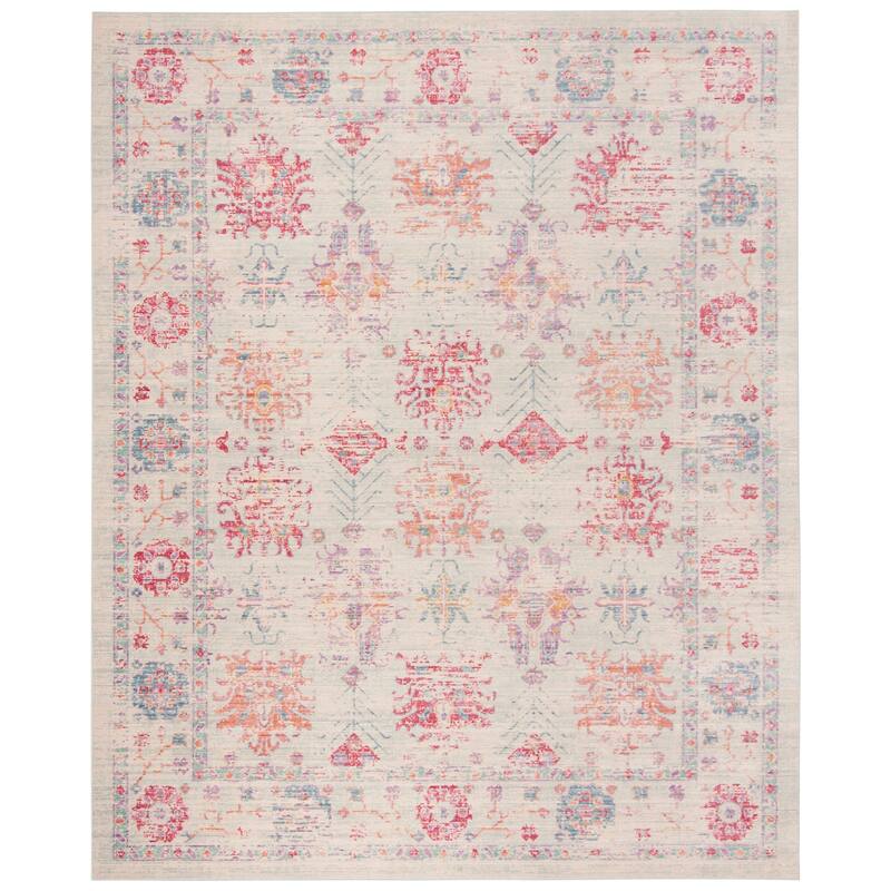 SAFAVIEH Windsor Jane Shabby Chic Cotton/ Polyester Distressed Rug