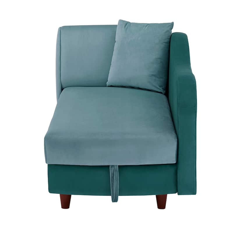 Aideen 2-tone Storage Chaise by iNSPIRE Q Modern