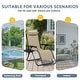 preview thumbnail 62 of 61, Homall Patio Zero Gravity Chair Lawn Lounge Chair with Pillow Set of 2