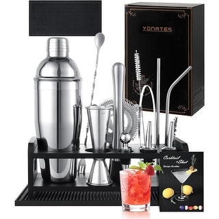 VONATES Cocktail Shaker Set 16-Piece Bartender Kit Bar Tools Set