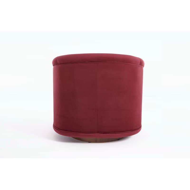 Comfy Pumpkin-Shaped Swivel Chair for Living Room,Bedroom,or Office