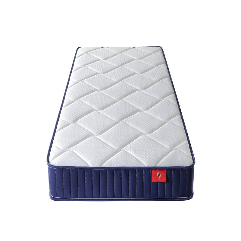 Twin Mattress 6 Inch,Hybrid Innerspring Mattress In A Box,Twin Foam Spring Mattress With Motion Isolation & Pressure,Medium Soft