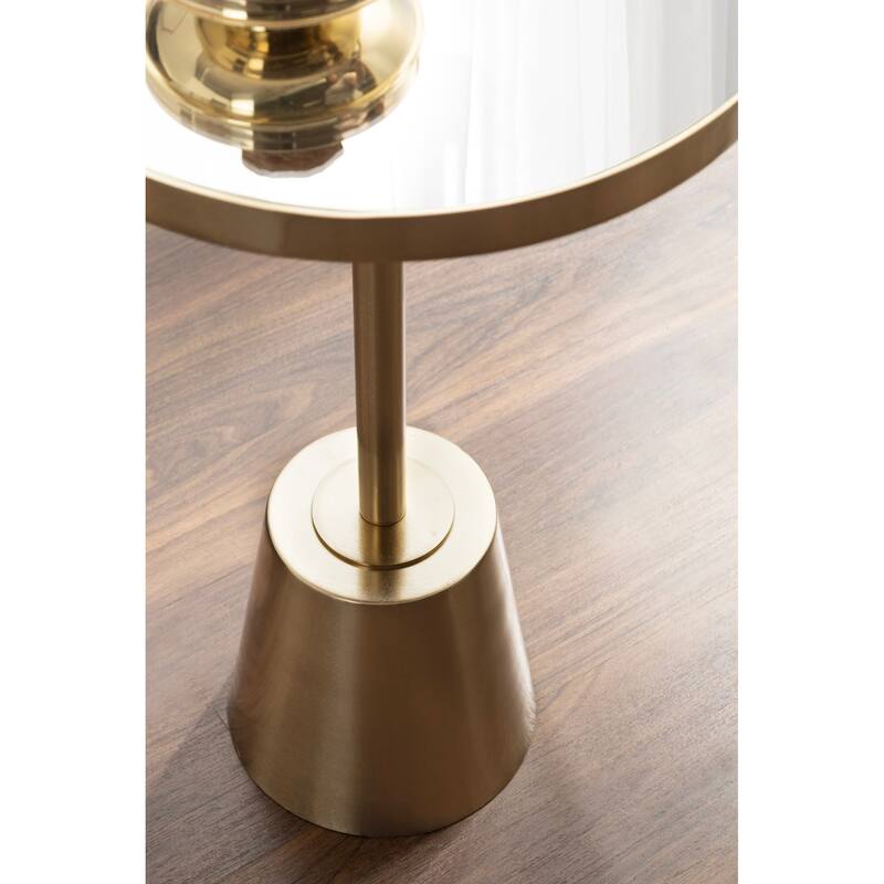Kate and Laurel Tira Round Side Table