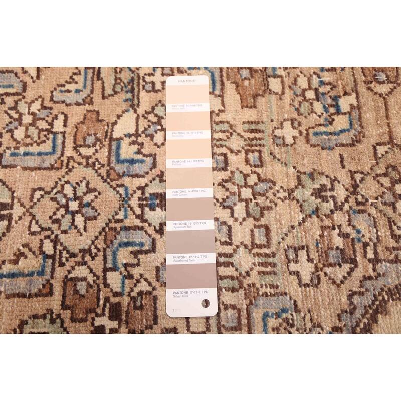 ECARPETGALLERY Hand-knotted Antalya Vintage Tan Wool Rug - 3'11 x 6'4