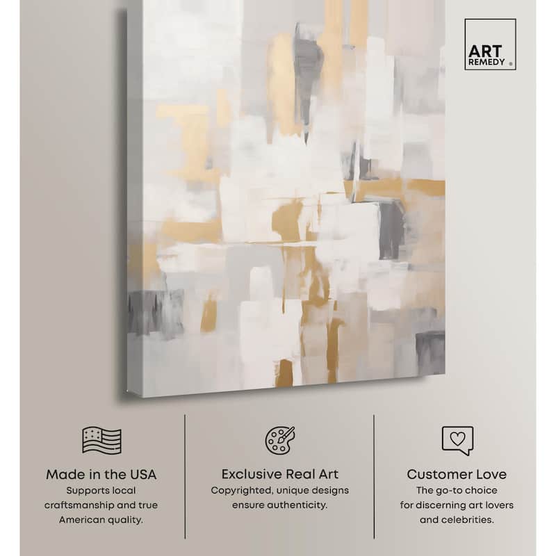 Soft Brilliance II Canvas by Art Remedy, Gallery Wrapped