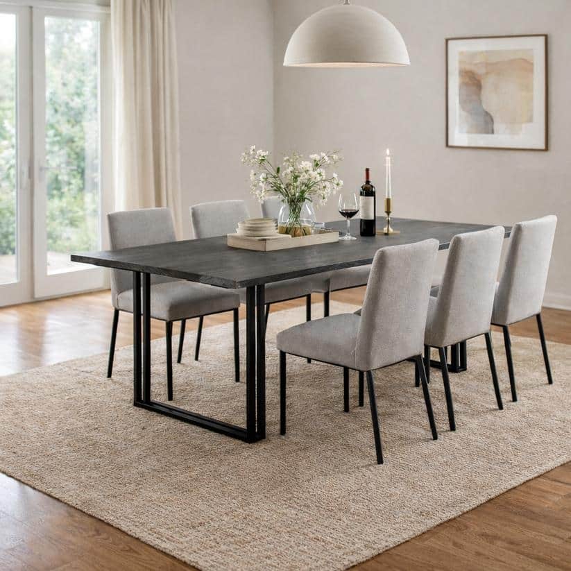 Sparrow Solid Wood Dining Table